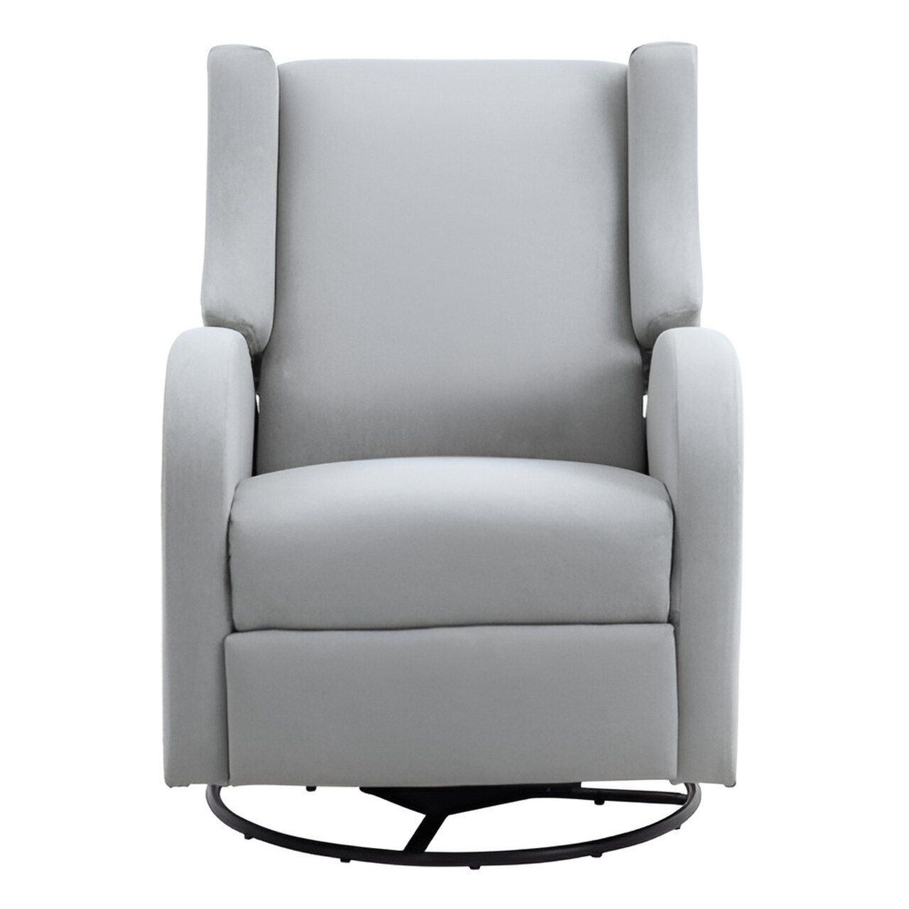 Polyester Electric Glider Recliner Chair with Swivel and Adjustable Backrest